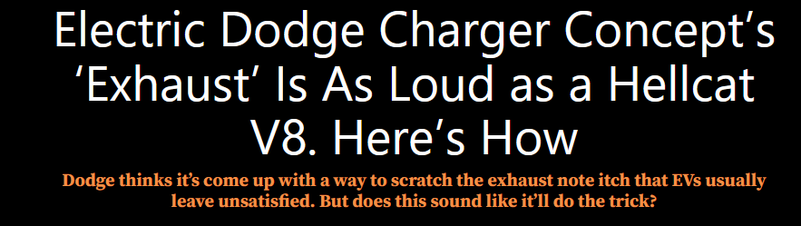 Tesla Model 2 The real problem with EVs:  They're not LOUD 1661527079993
