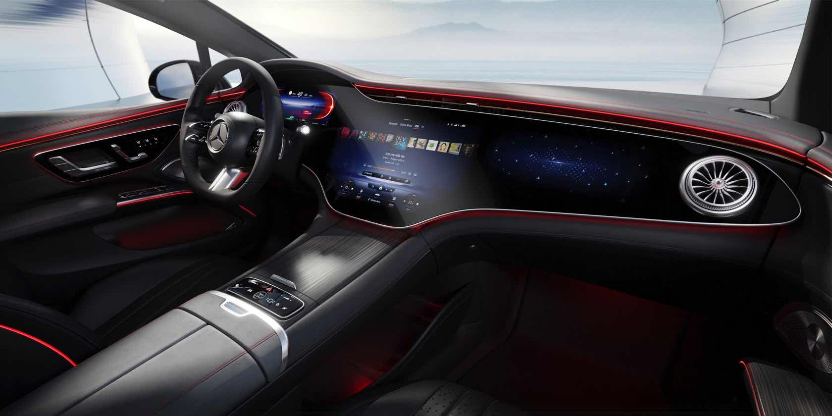 Tesla Model 2 2022 Mercedes-Benz EQS luxury EV: Brains and beauty are a potent combination 21C0195_001