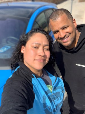 Tesla Model 2 Tesla owner with Mustang Mach-E reports threats on social media from Tesla fans 7081f-1f7c-4d98-a807-4b77b55c5034-Sergio_and_Pearl
