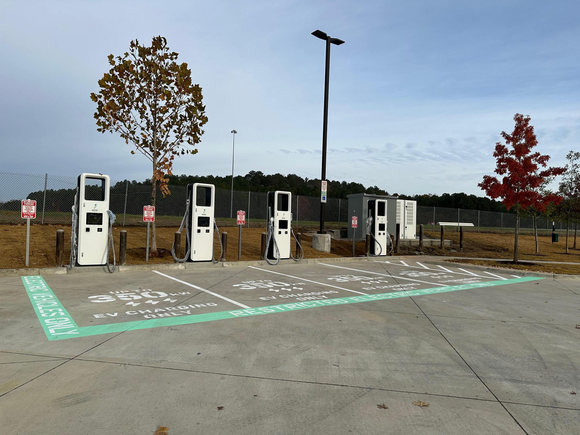 Tesla Model 2 First Supercharger with Magic Dock CCS Adapter charges up a Rivian 9E601BA8-2A12-469B-9E13-F8DC4D3190C6