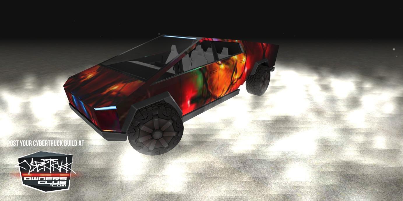 Tesla Model 2 Light Show (Merry Christmas from Tesla) cybertruck-design_christmas_lights