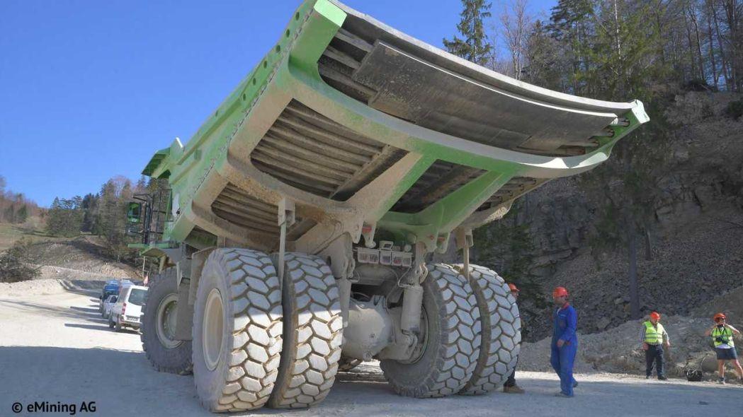 Tesla Model 2 World Largest Electrical Vehicle edumper-electric-mining-truck-4