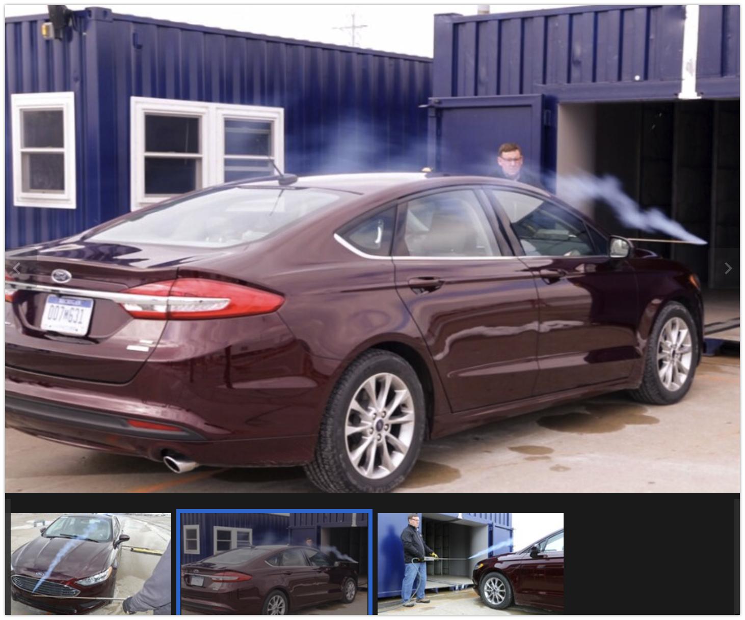 Tesla Model 2 Portable Wind Tunnel at Giga Texas-- Ford's Portable Wind Tunnel 