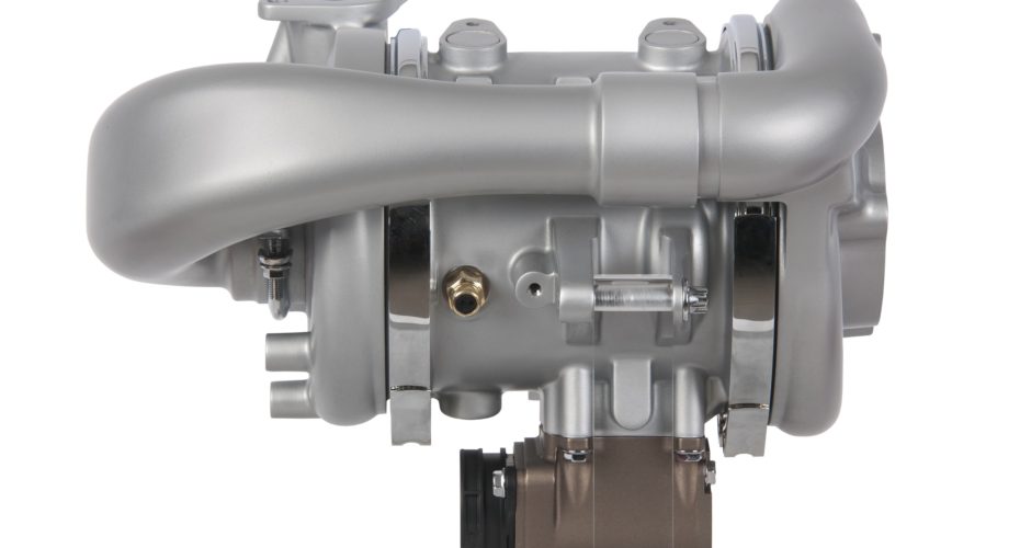 Tesla Model 2 A Turbocharged Hydrogen Fuel Cell Honeywell_TwoStage_Electric_Compressor_V475324-930x500
