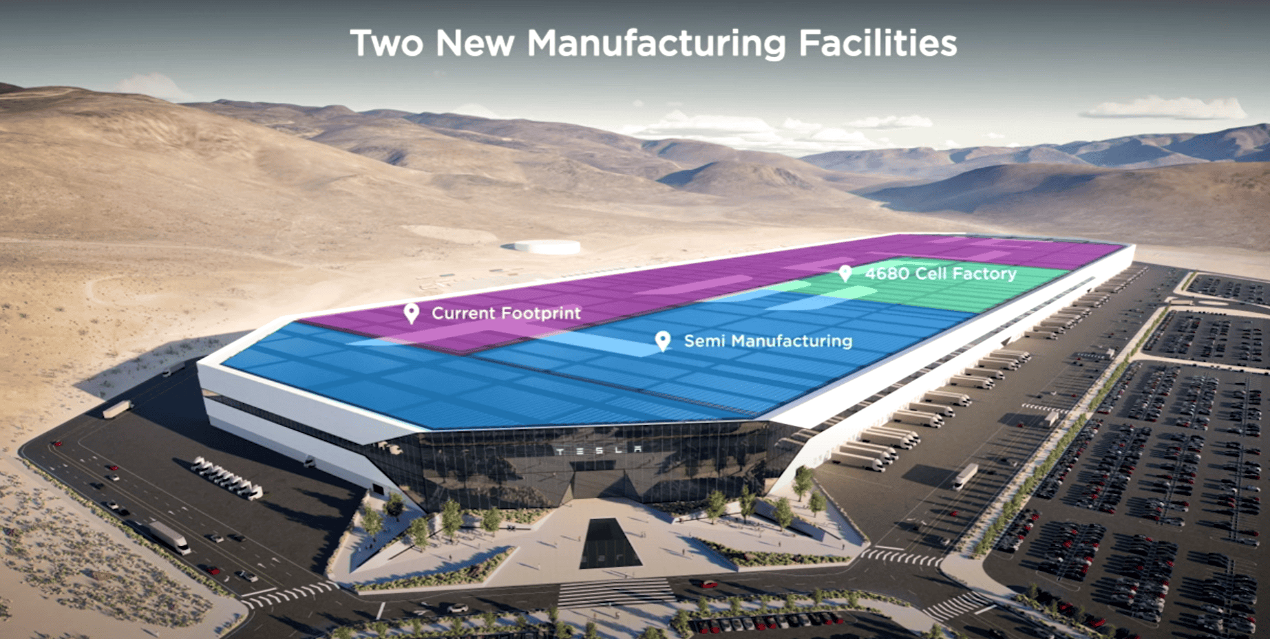 Tesla Model 2 Tesla plans $3.6 B Nevada Expansion to Make Semi Trucks and Battery Cells Nevada Phase 2