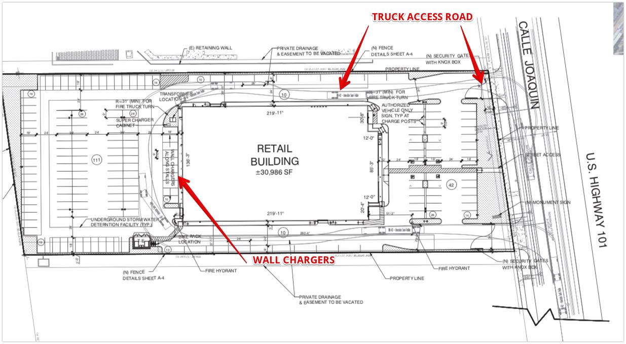 Tesla Model 2 Tesla Dealership/Service coming to San Luis Obispo, California SITE LAYOUT